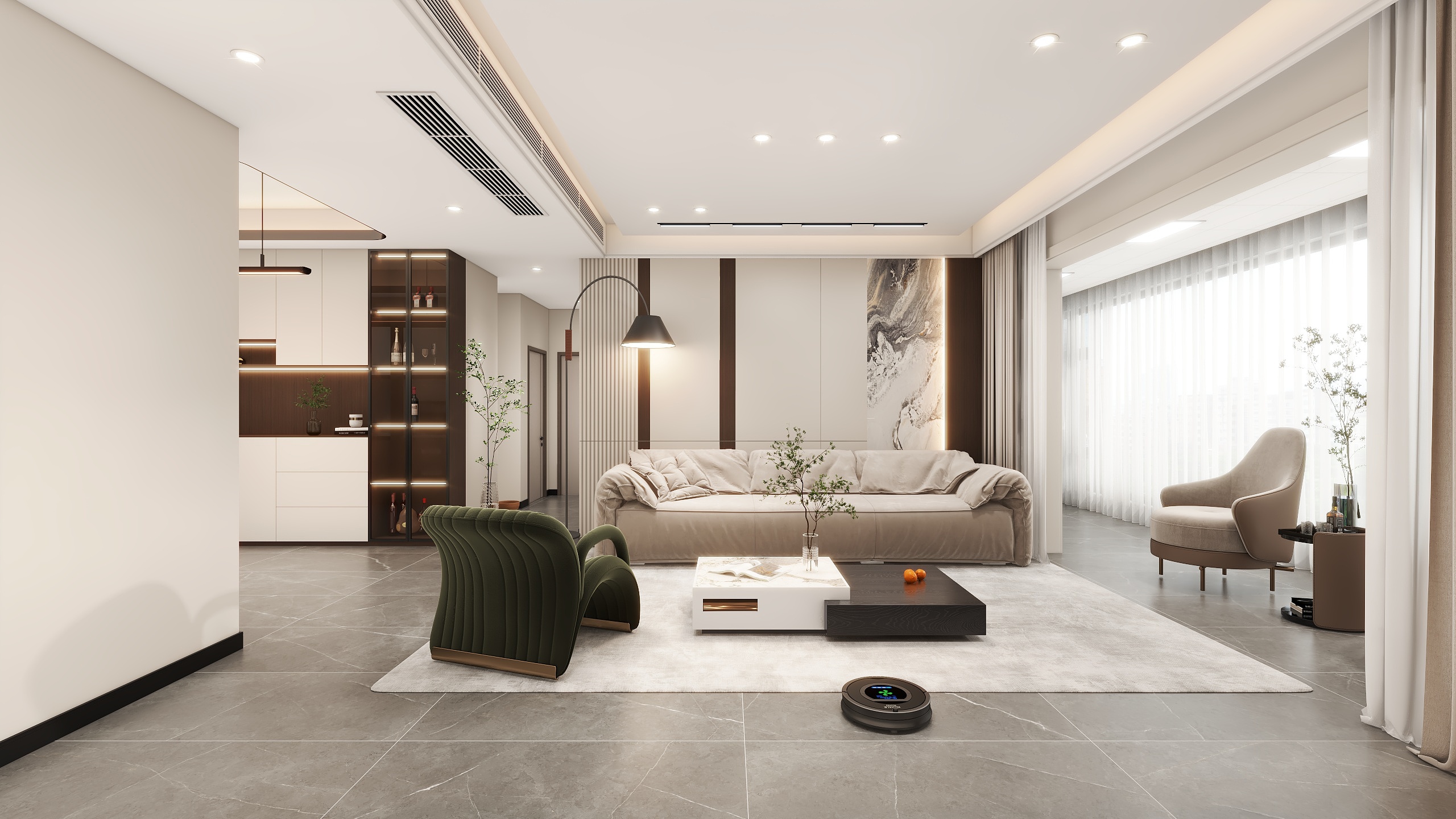 筆落驚鴻-涡阳碧桂园现代简约139㎡4室-装修设计方案