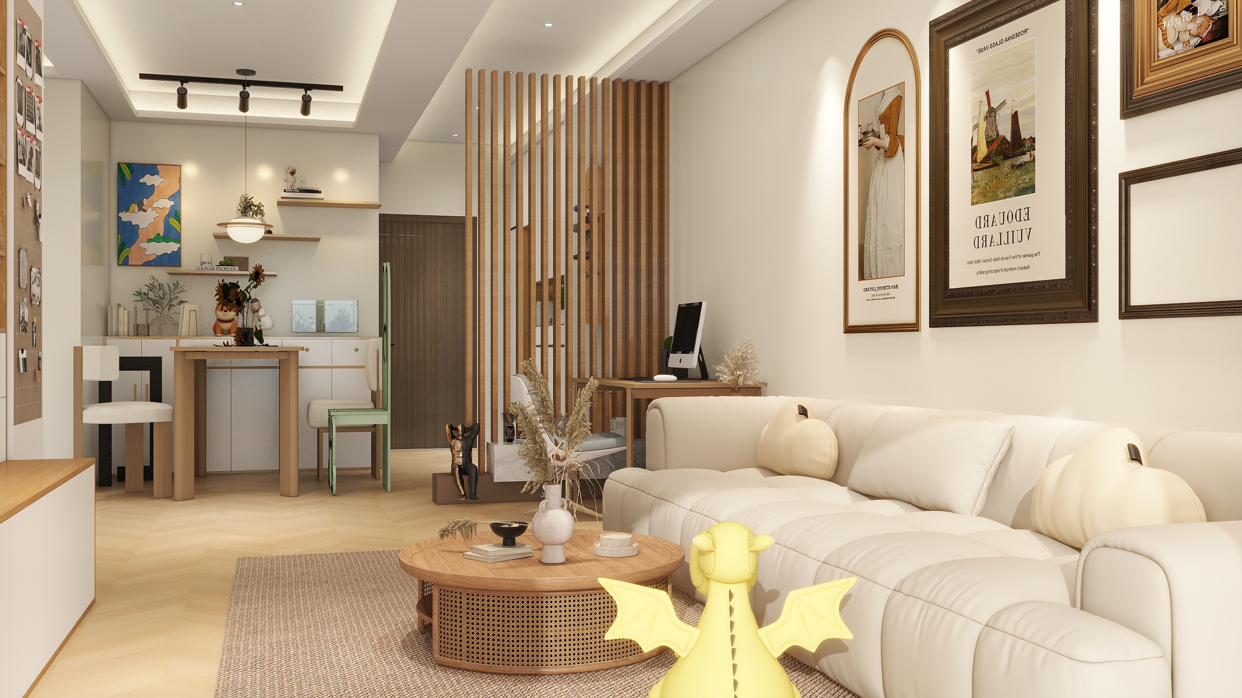 -116㎡3室装修效果图