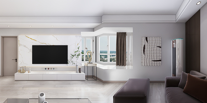 ZHI空间丁设计-恋日风景15-2-2201-装修设计方案