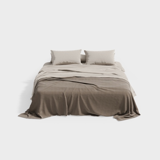 Wabi-sabi bedroom double bed bedding