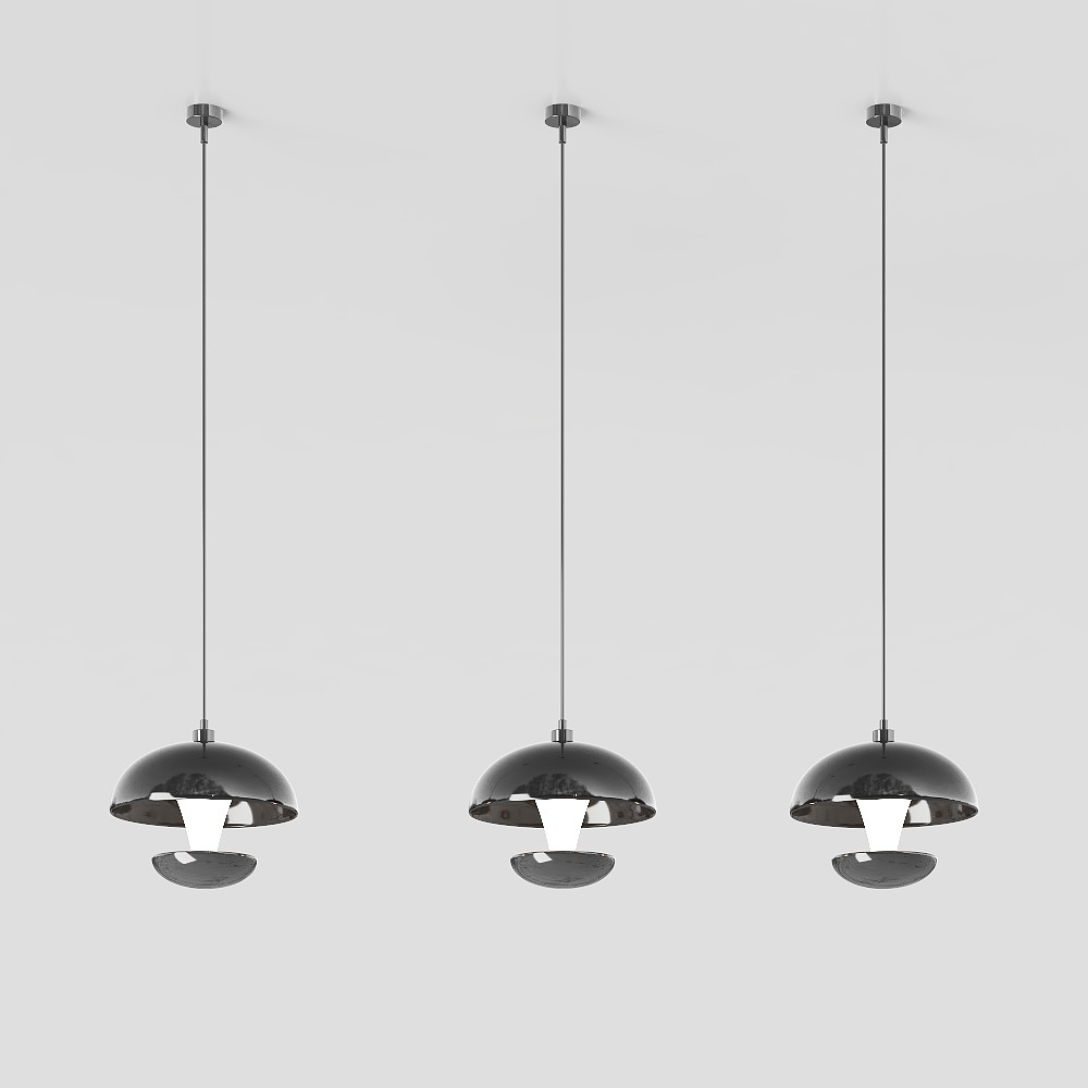 现代黑白灰餐厅吊灯