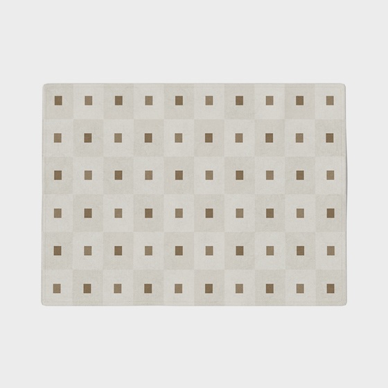 Modern cream style home bedroom rug