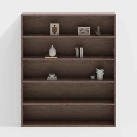 Modern ancient living room storage shelf