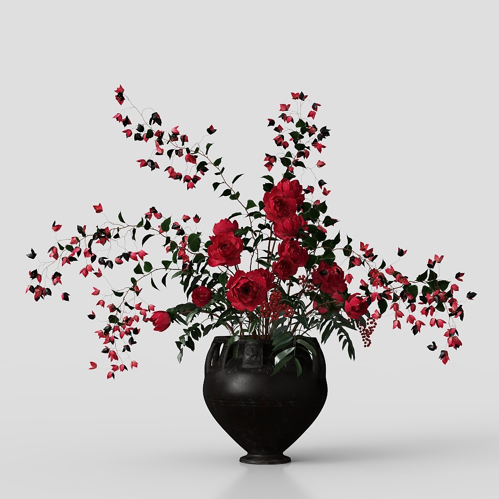 花瓶花艺摆件