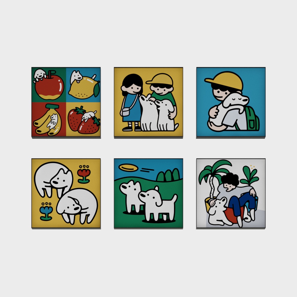 卡通趣味装饰画