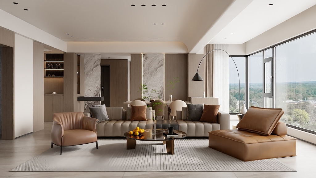 室内设计师Mr徐-中铁云湾意式轻奢风-装修设计方案