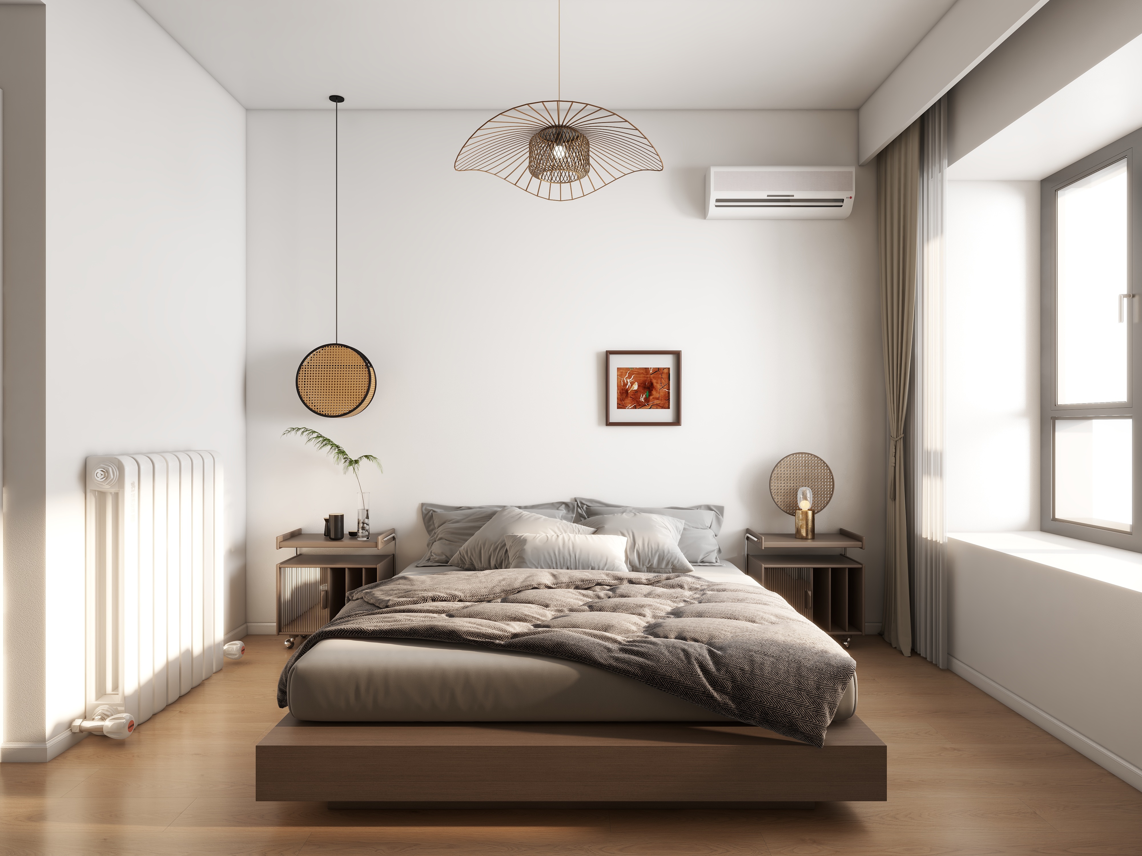 启航设计工作室-107㎡4室装修效果图