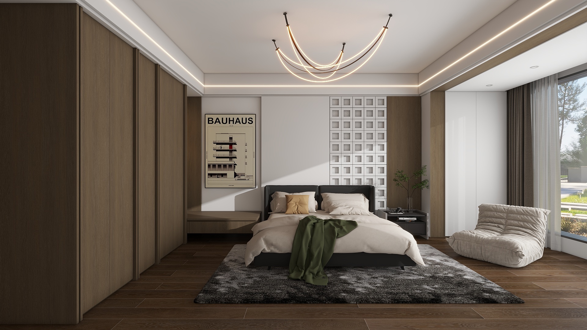 宋佐-现代轻奢卧室-M3-装修设计方案