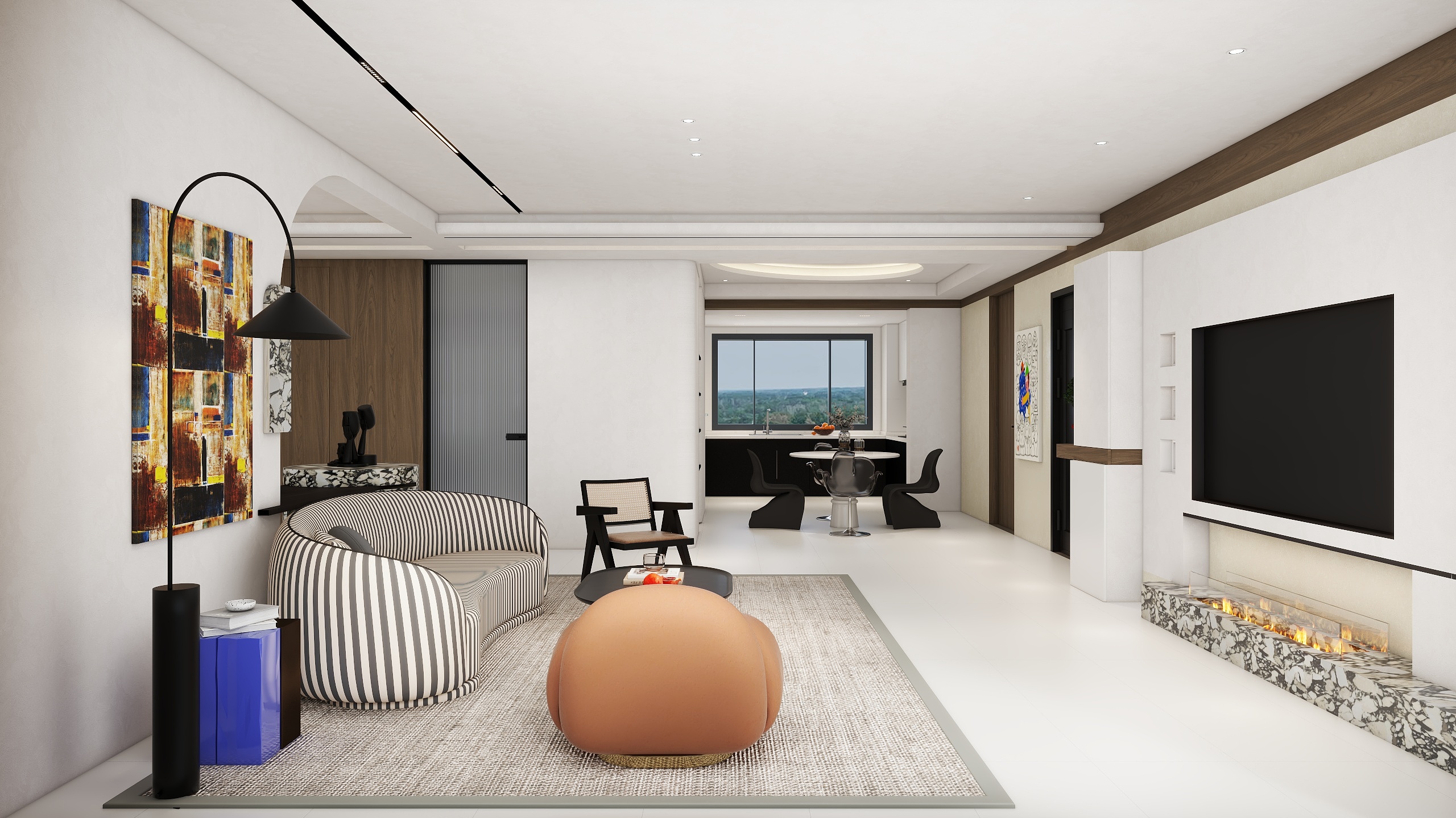 贵阳设计狮陈不烦-189㎡3室-（一见钟情）装修效果图