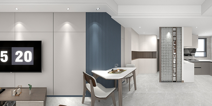 四季棉-中梁首府效果-装修设计方案