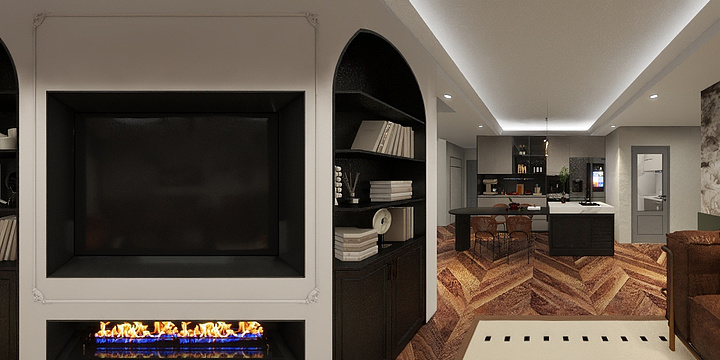 上岛商业空间设计事务所-瀚海思念城-装修设计方案