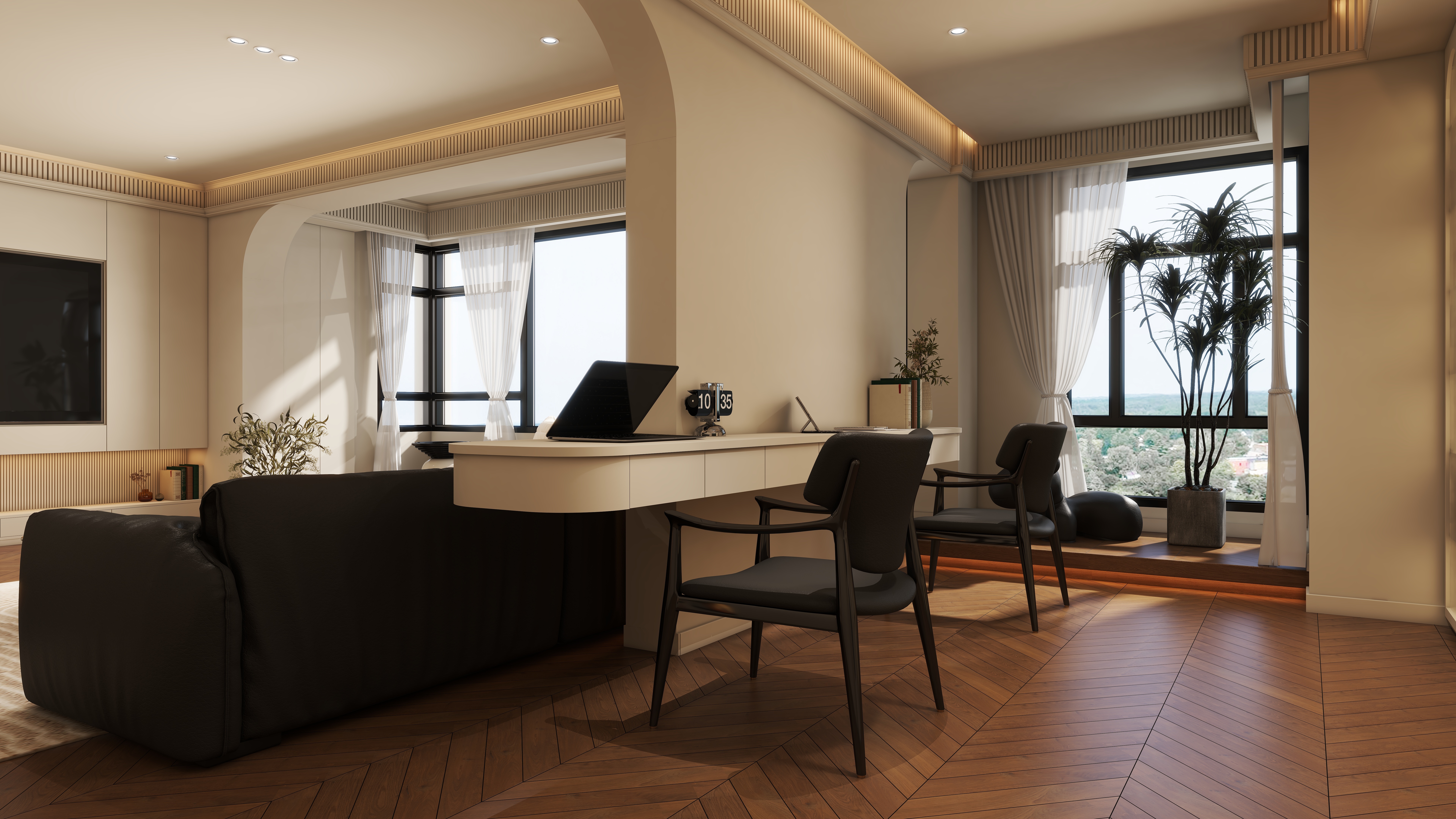 赵丽莹-绿城桂语铂悦138平复古轻法式-装修设计方案