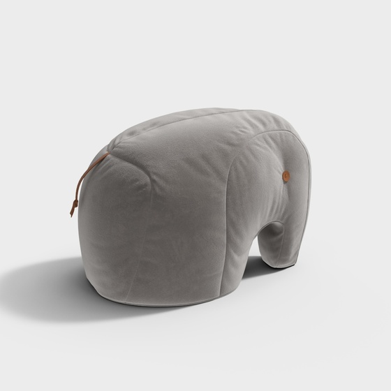 Modern Cream style Living Room Elephant stool