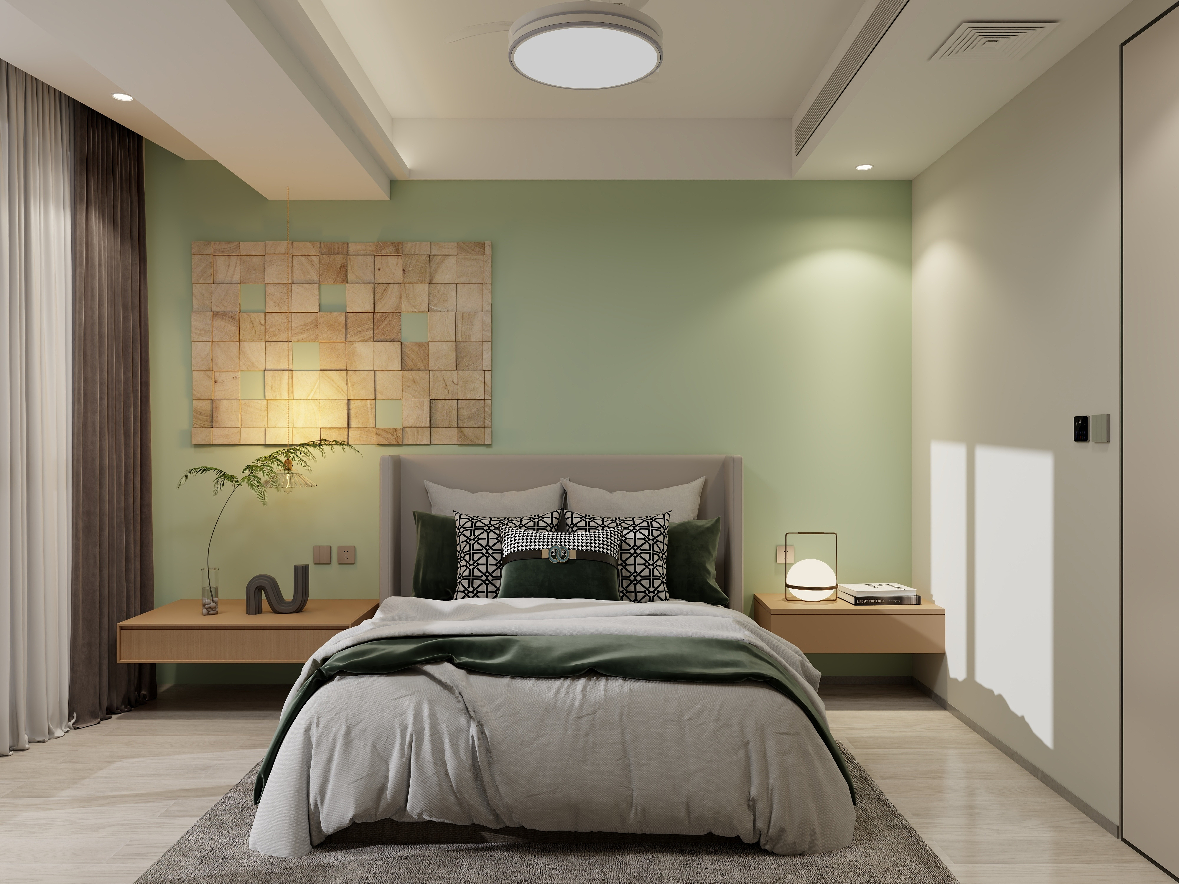 天天~住宅设计师-北京天畅园150平米中古风落地案例装修效果图