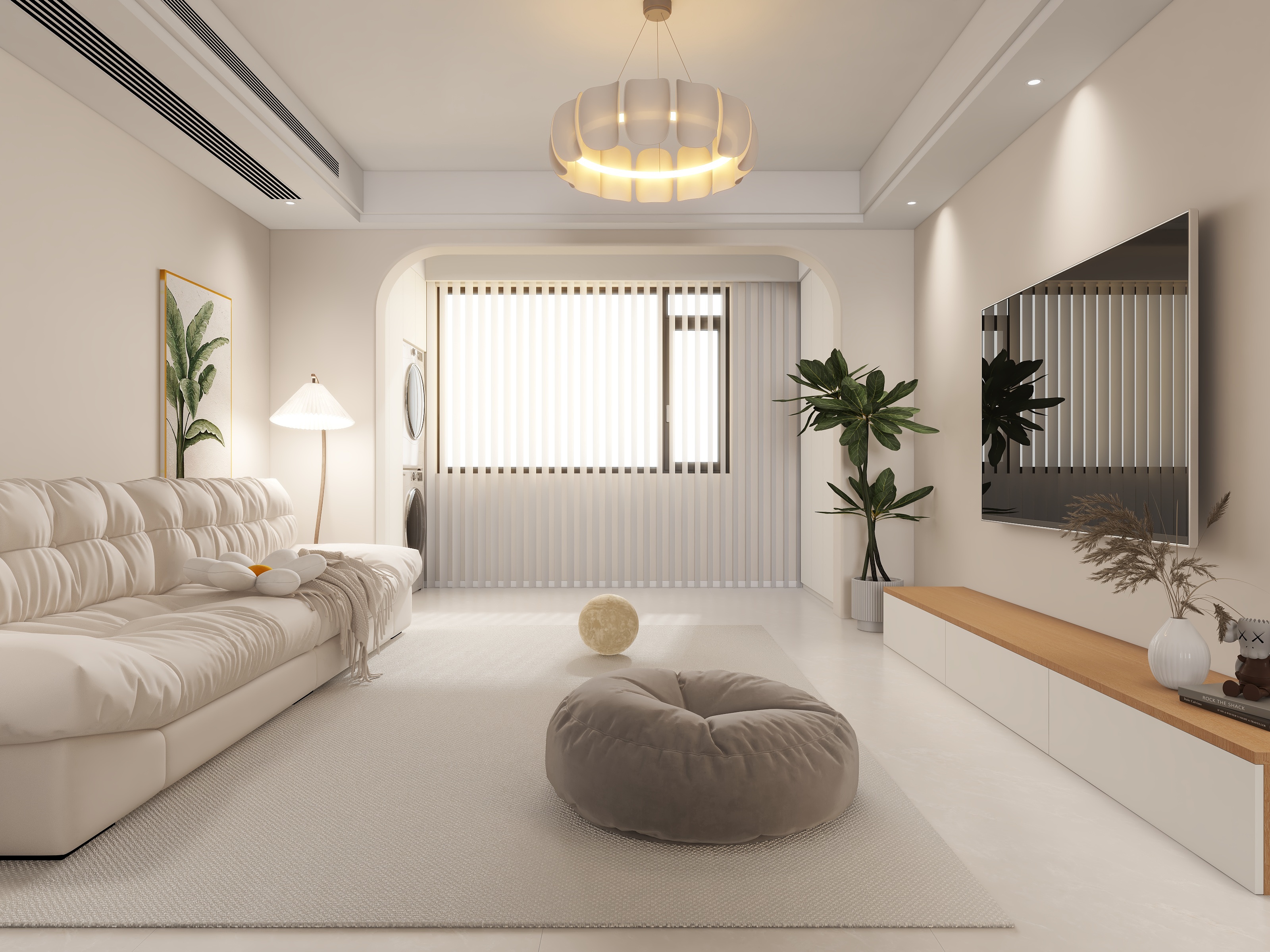 DP视觉表现-水岸豪庭103m²三室-装修设计方案