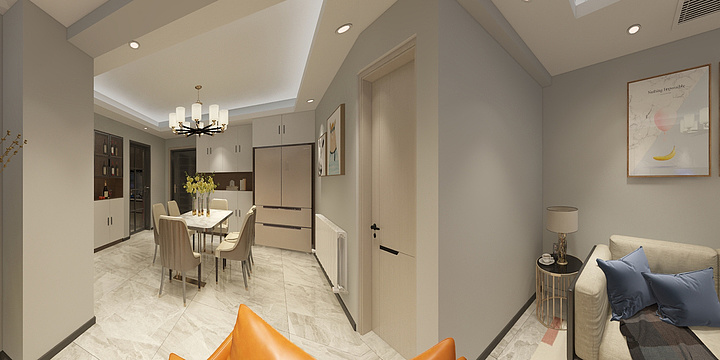 怕冷的苹果-杨店社区-装修设计方案