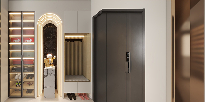 吴东浩-国翠公馆13-1-701-奶油风-装修设计方案