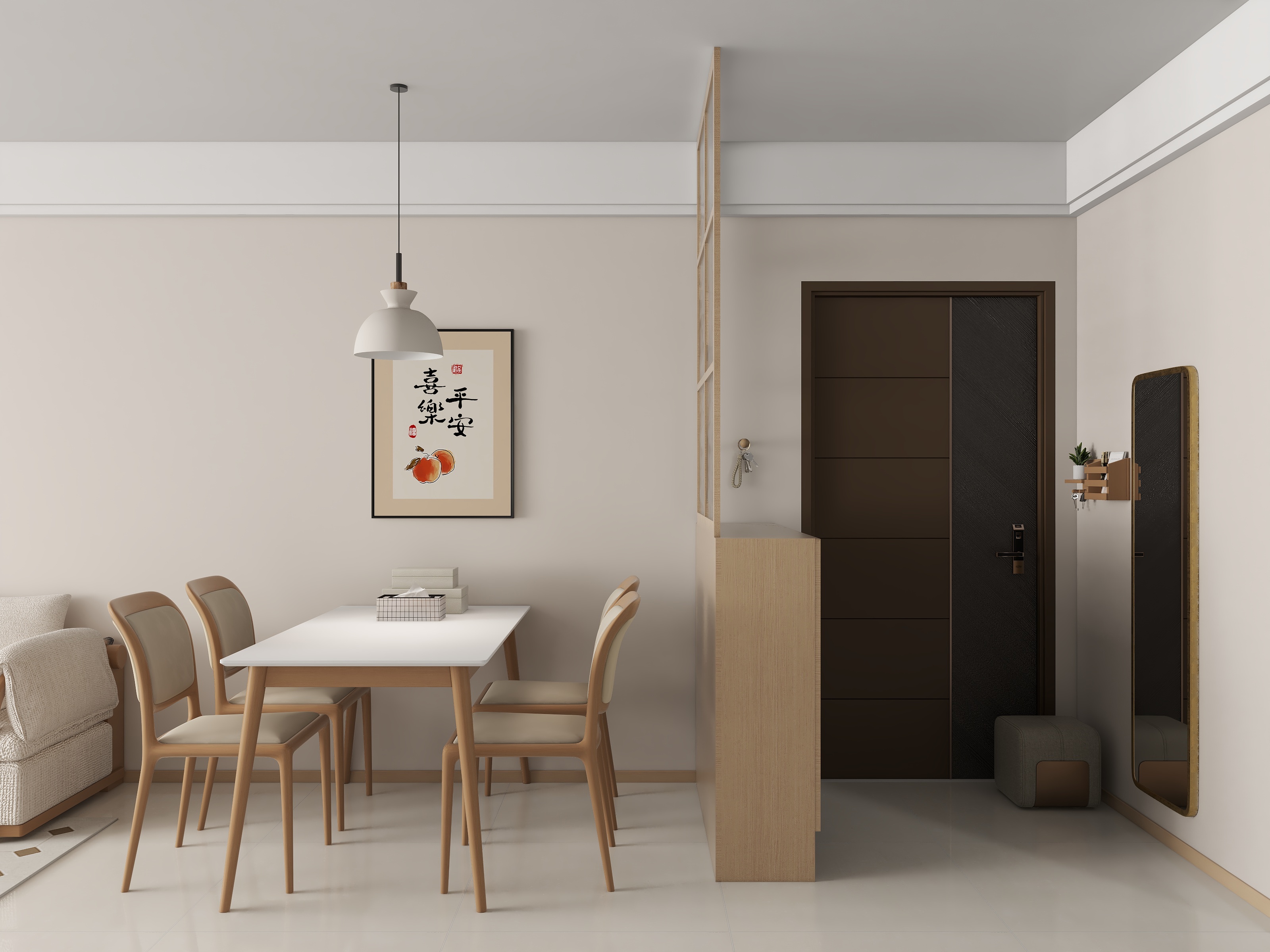 DP视觉表现-萃悦华府106m²三室-装修设计方案