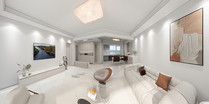 尺度空间创意设计-万恒东方丽城-装修设计方案