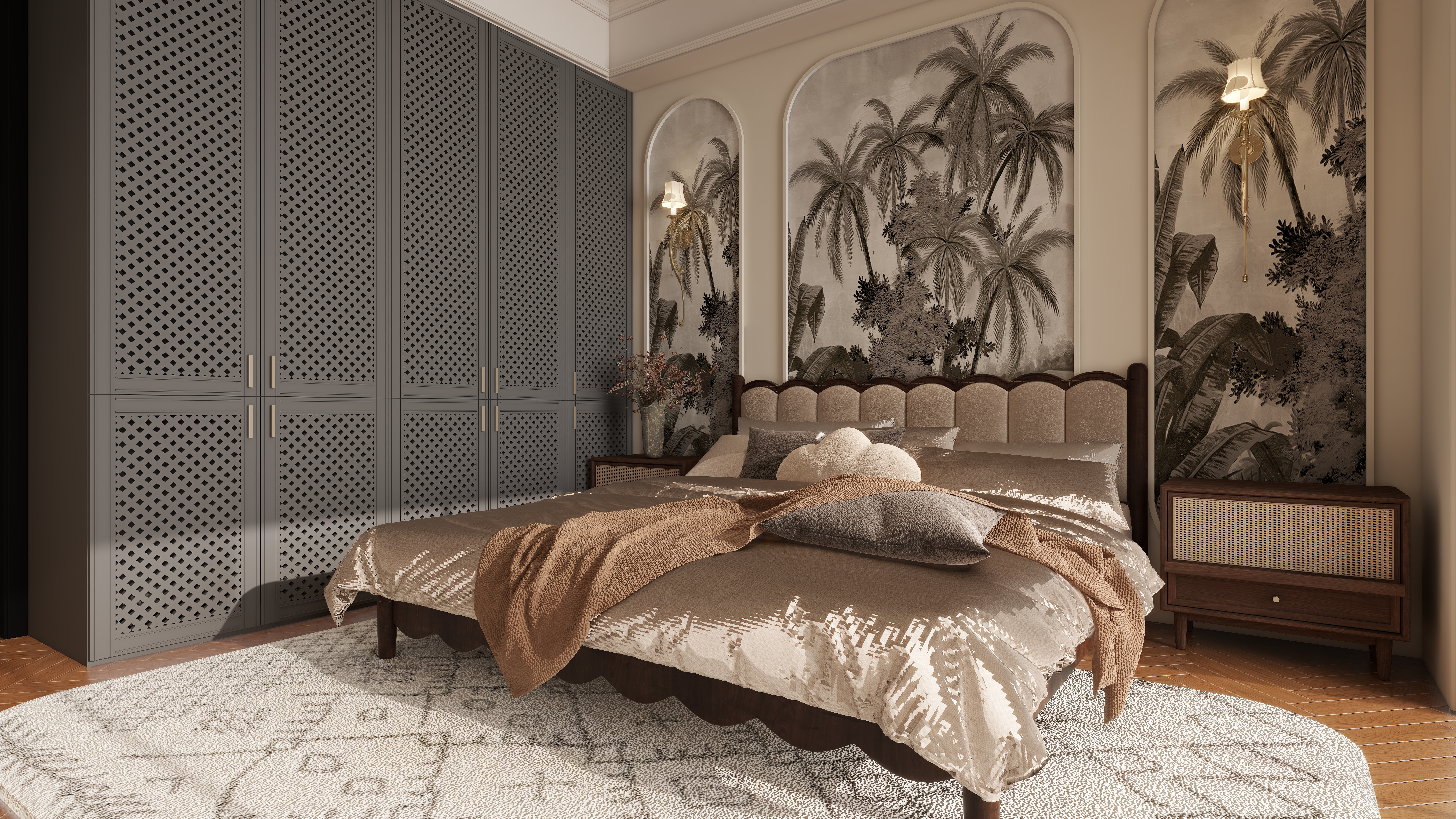 TS33333-厦门千禧园174㎡3室一层次卧装修效果图第3张