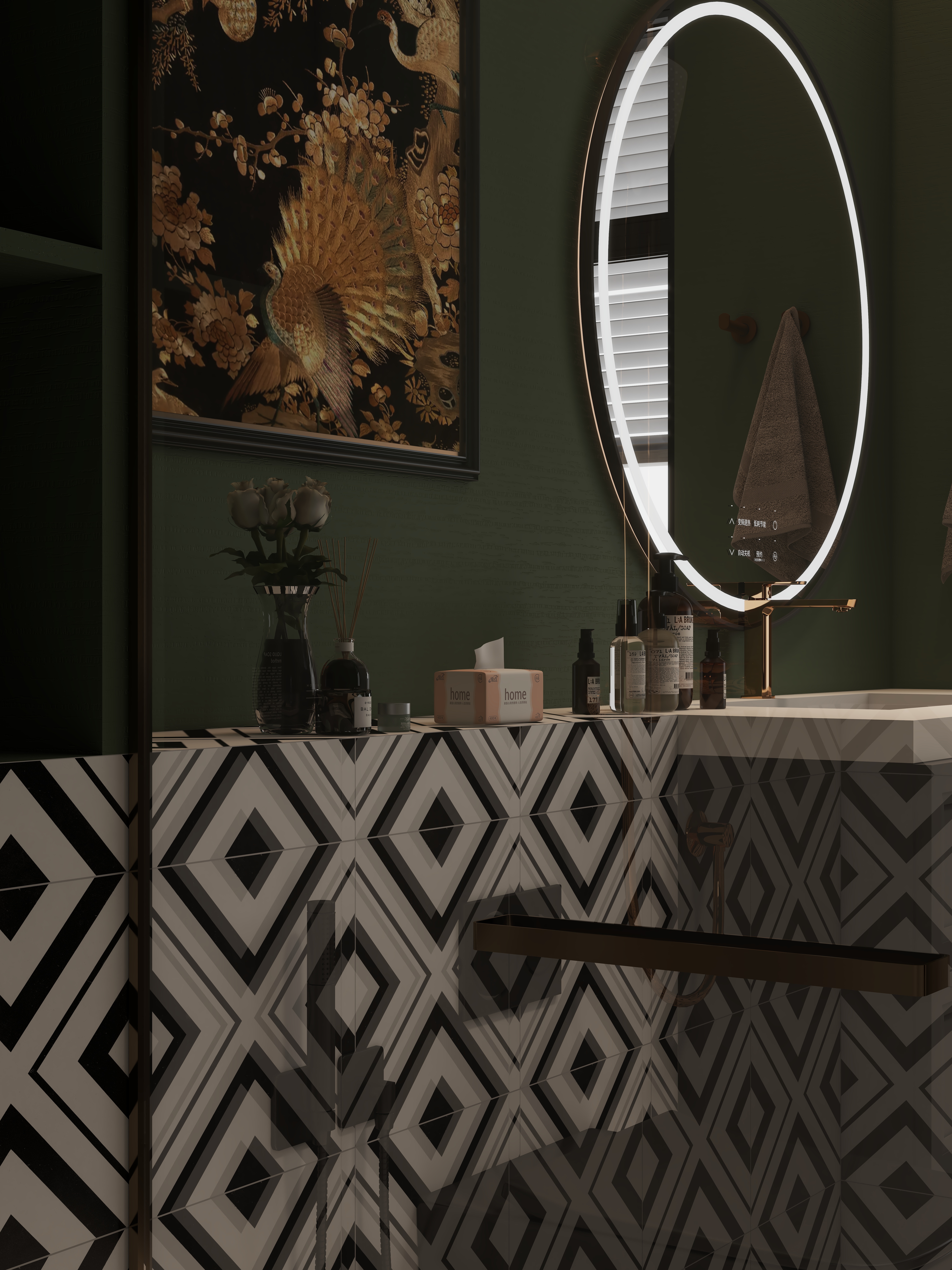 TS33333-厦门千禧园174㎡3室一层次卫装修效果图第1张