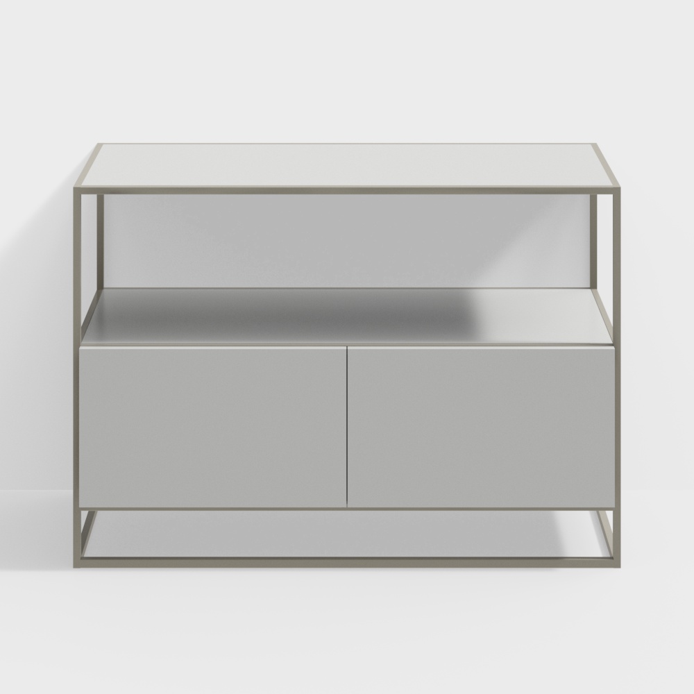 WestElm Storage Bookcase Greenpoint PrivateOffice3D模型