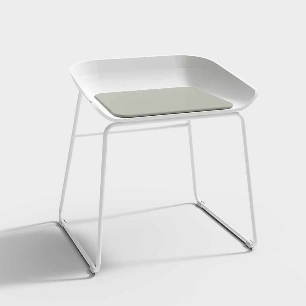 Steelcase AM Seating Education Scoop3D模型下载_凳子3D模型下载_免费3Dmax模型库-酷家乐