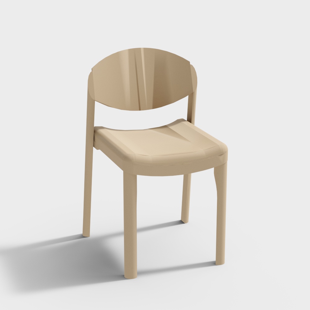 EstablishedAndSons Seating Chair Mauro Wood3D模型