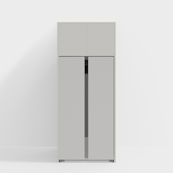 Modern cream style restaurant refrigerator