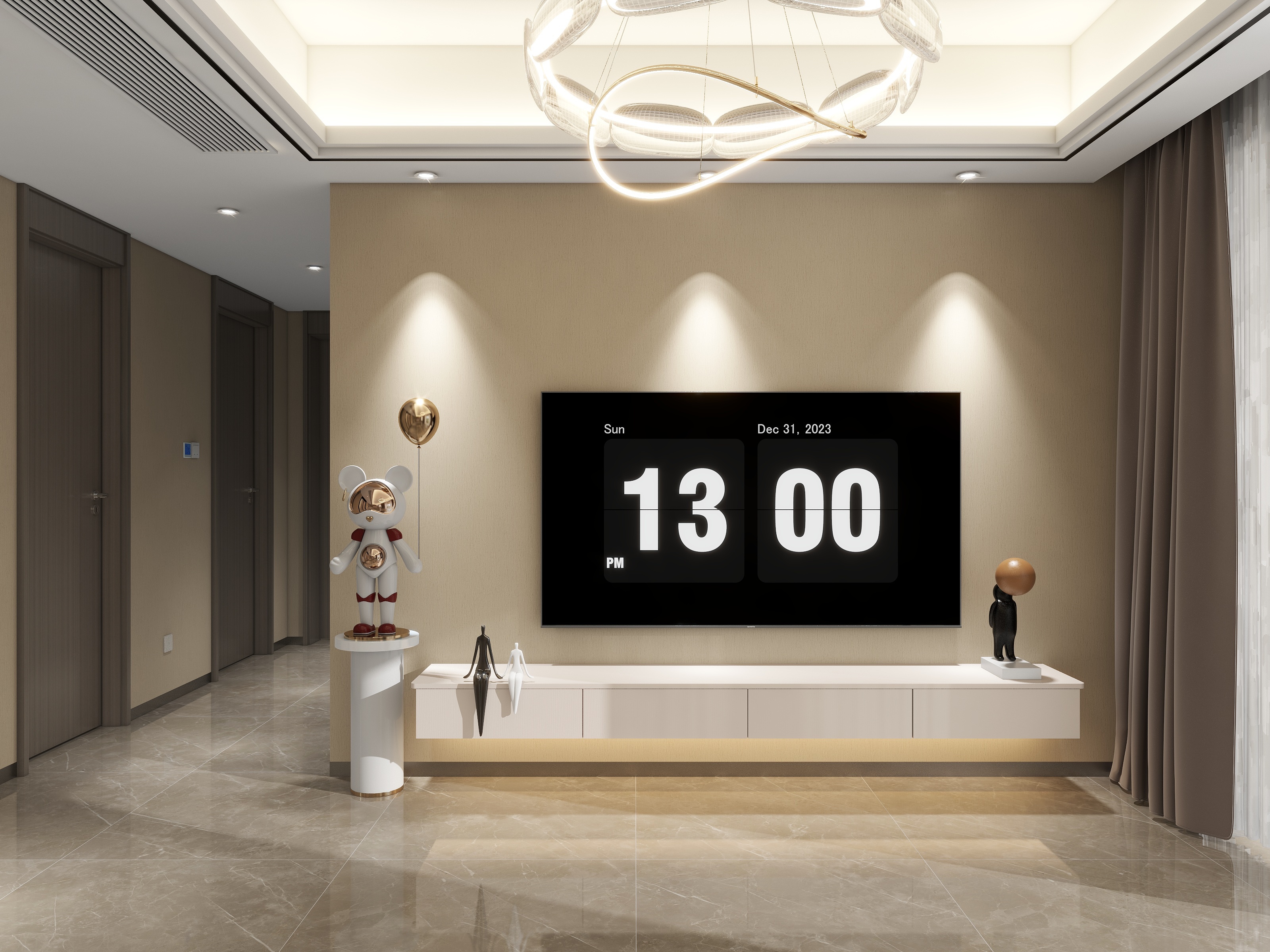 刘华宇-华润置地未来之城146㎡4室（精装房）-装修设计方案