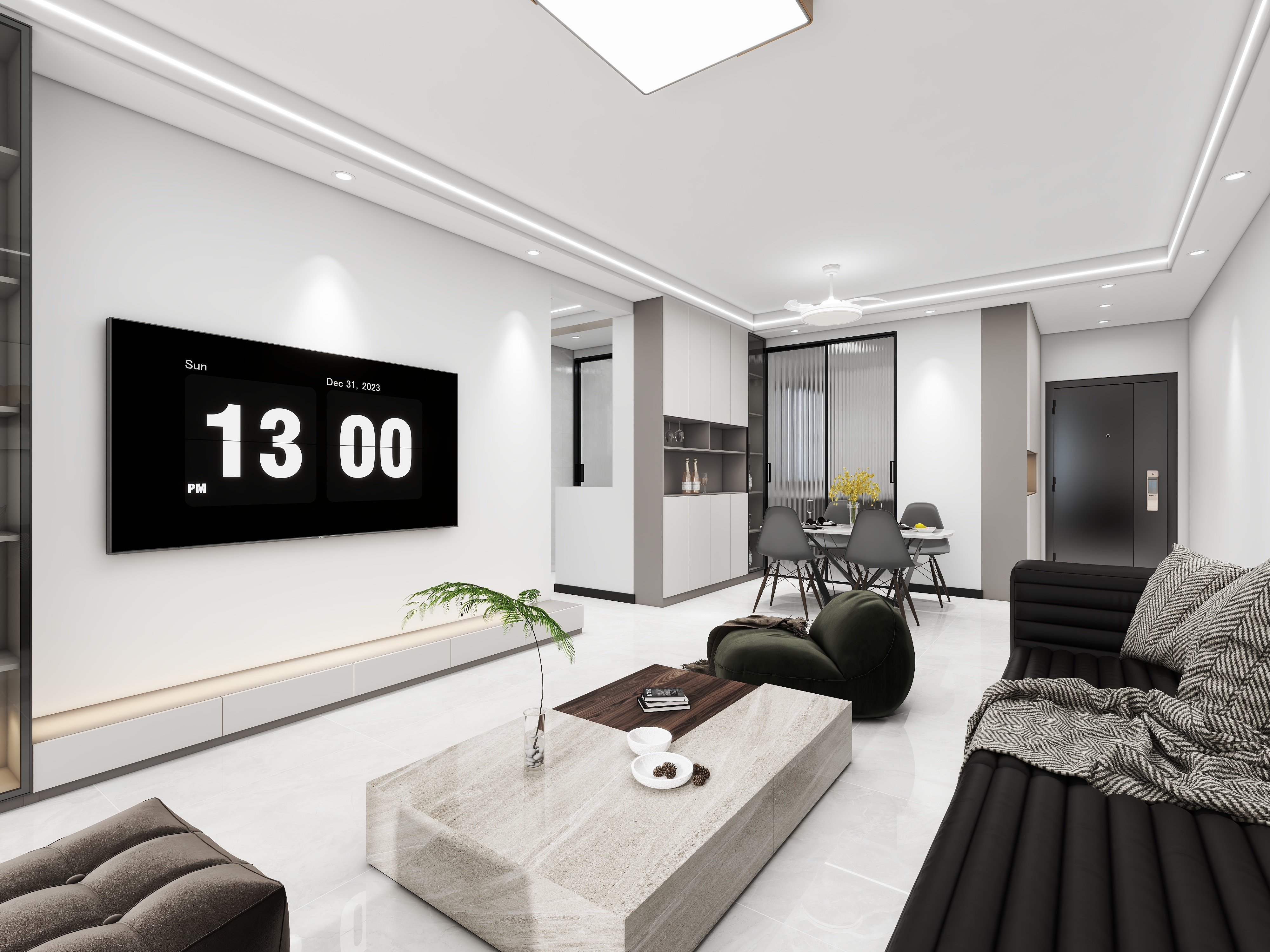 车春鹏-广州奔奔全屋定制-公园一号装修效果图