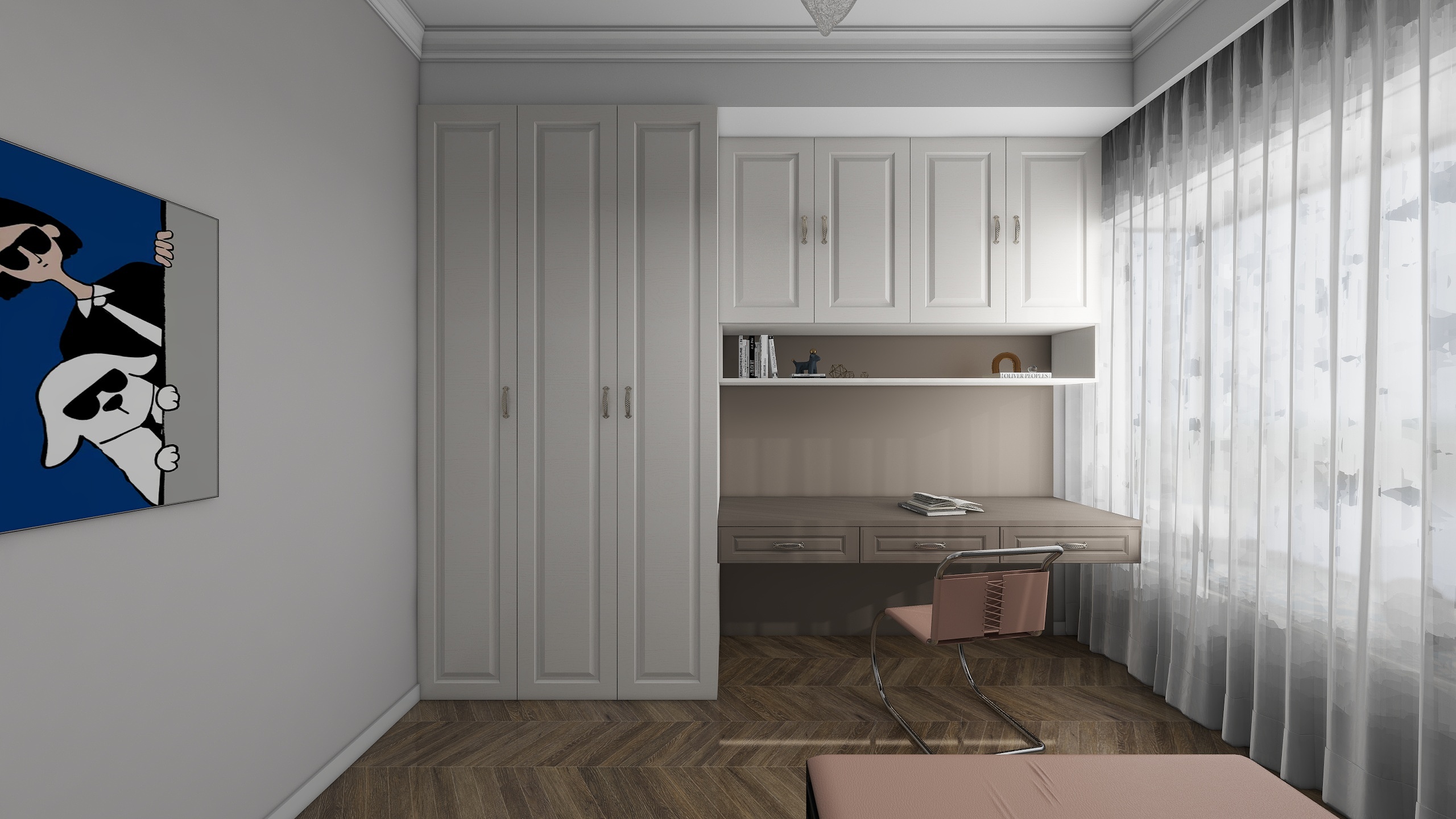 天姜祥瑞-125㎡3室装修效果图