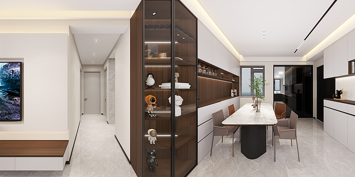 全案设计-JUN-江城一品4-1-2401# 林府-装修设计方案