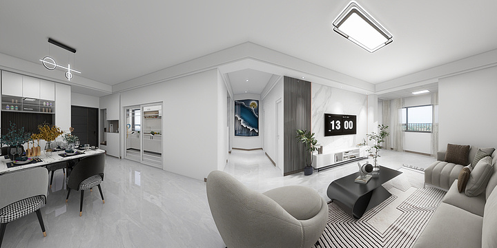 战马装饰-善国锦绣城简约-装修设计方案