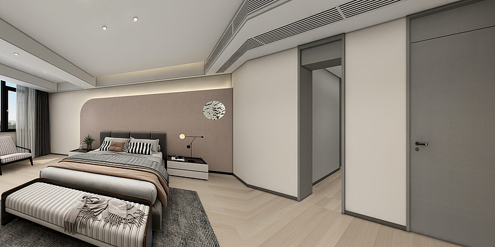 依诺维森全屋软装-华侨城.云溪澜墅9幢3单元2-2施工图（2022.8.6)-装修设计方案