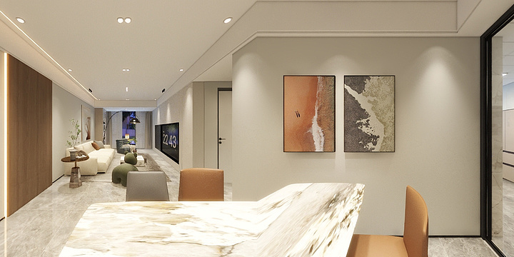 关镇铨设计--九州龙城32栋2203效果图-装修设计方案