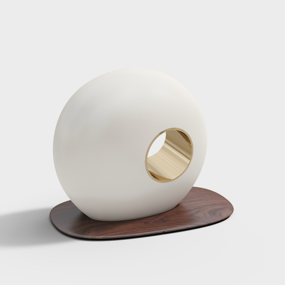 醒石-桌灯-大（不发光）3D模型