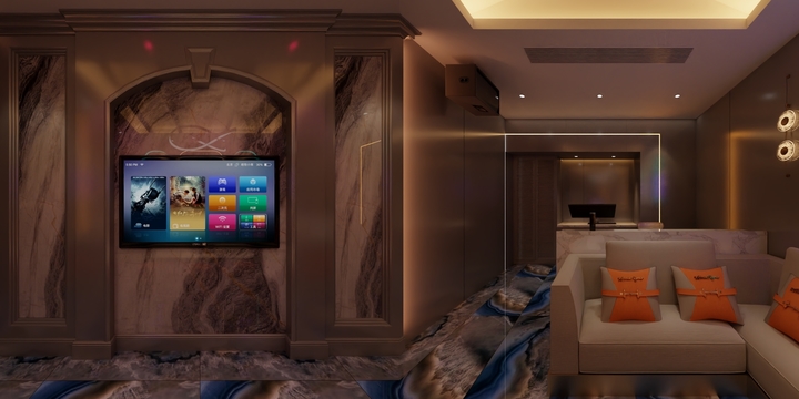 初夏GKRU-KTV二层白色-装修设计方案