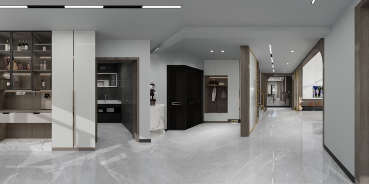 冉桂华-二层现代轻奢别墅-装修设计方案