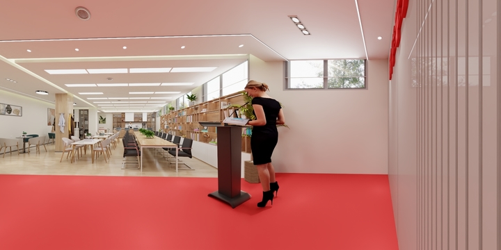 space亮-阅览室-装修设计方案