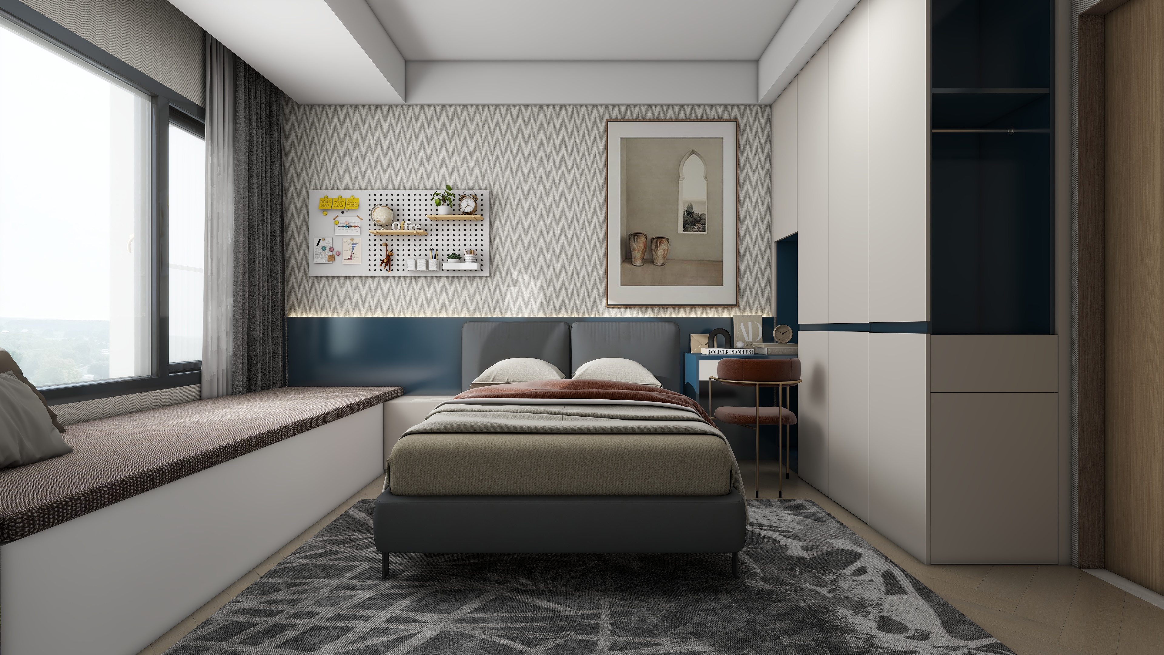 设计师-钱欣鹏-114㎡3室-装修设计方案