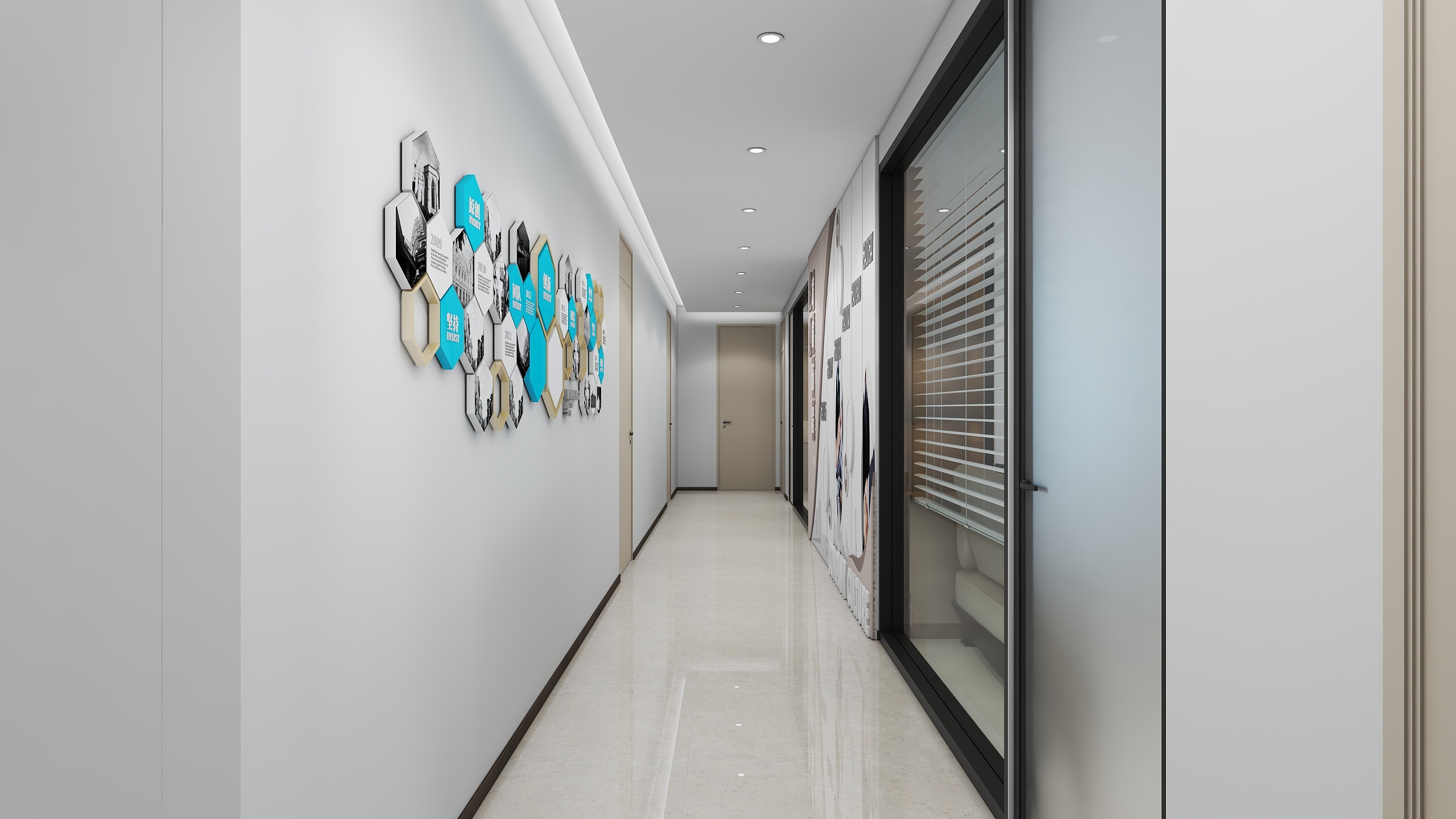 金尚装饰设计工作室-新业顺投办公室装修设计-装修设计方案