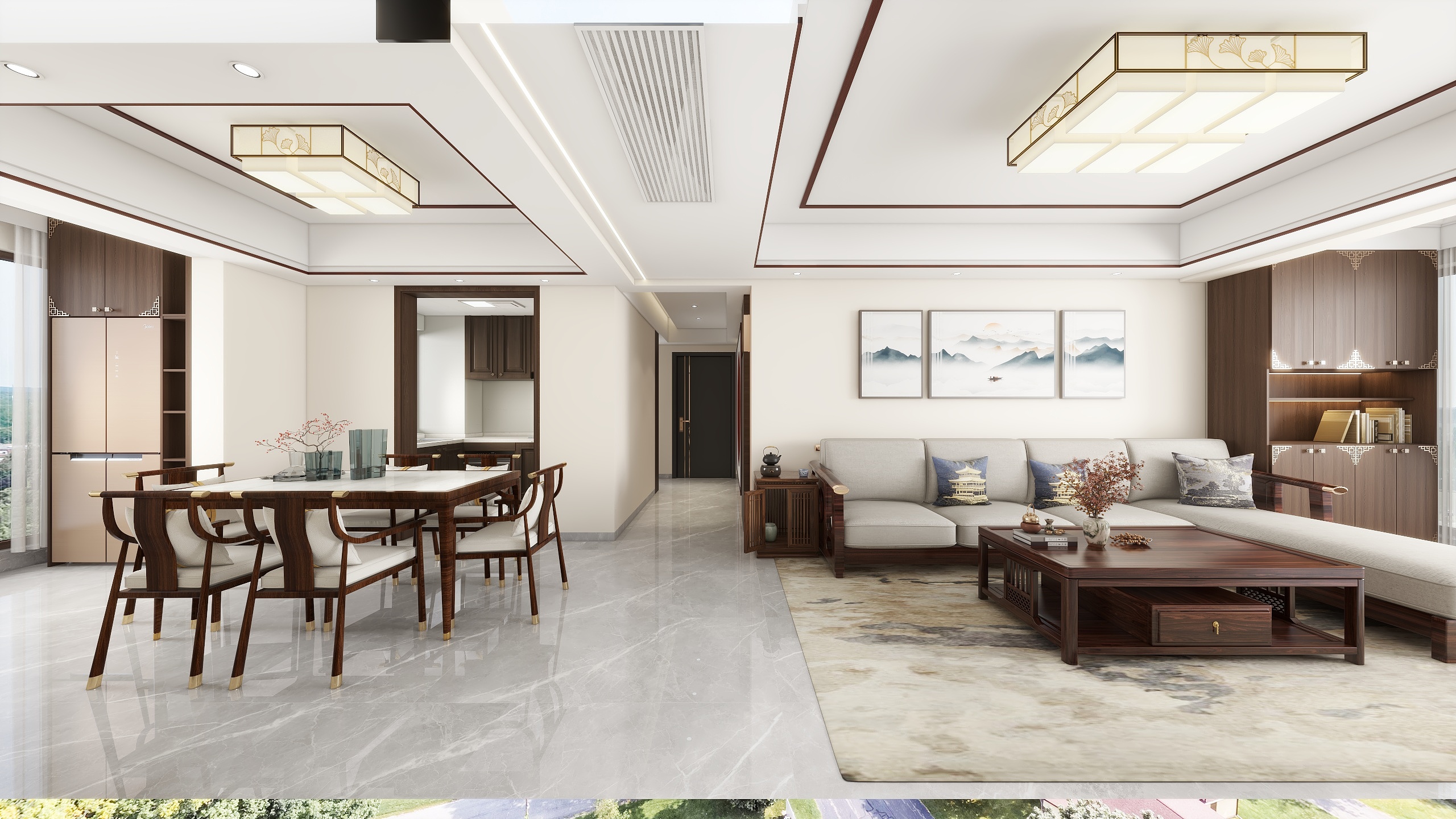 设计屋傻图兔-资江帝景李总雅居-（平板柜门）-装修设计方案