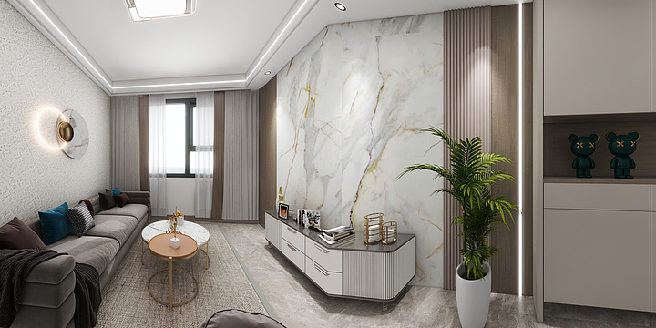 青蛙闭嘴-中庚香江世界-装修设计方案