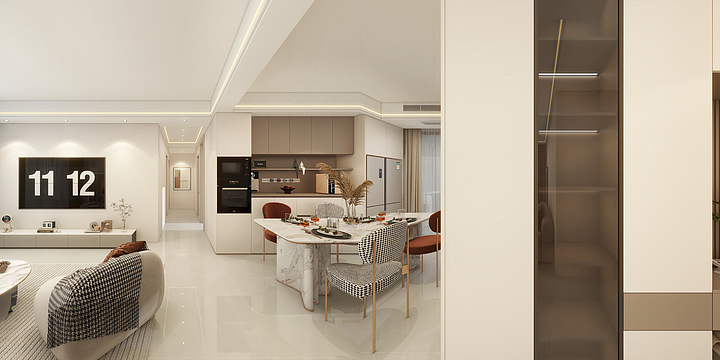 李翔-建业春天里 贠女士-装修设计方案