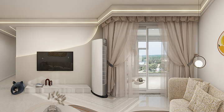 陈设计...-海德公园81㎡3室-装修设计方案