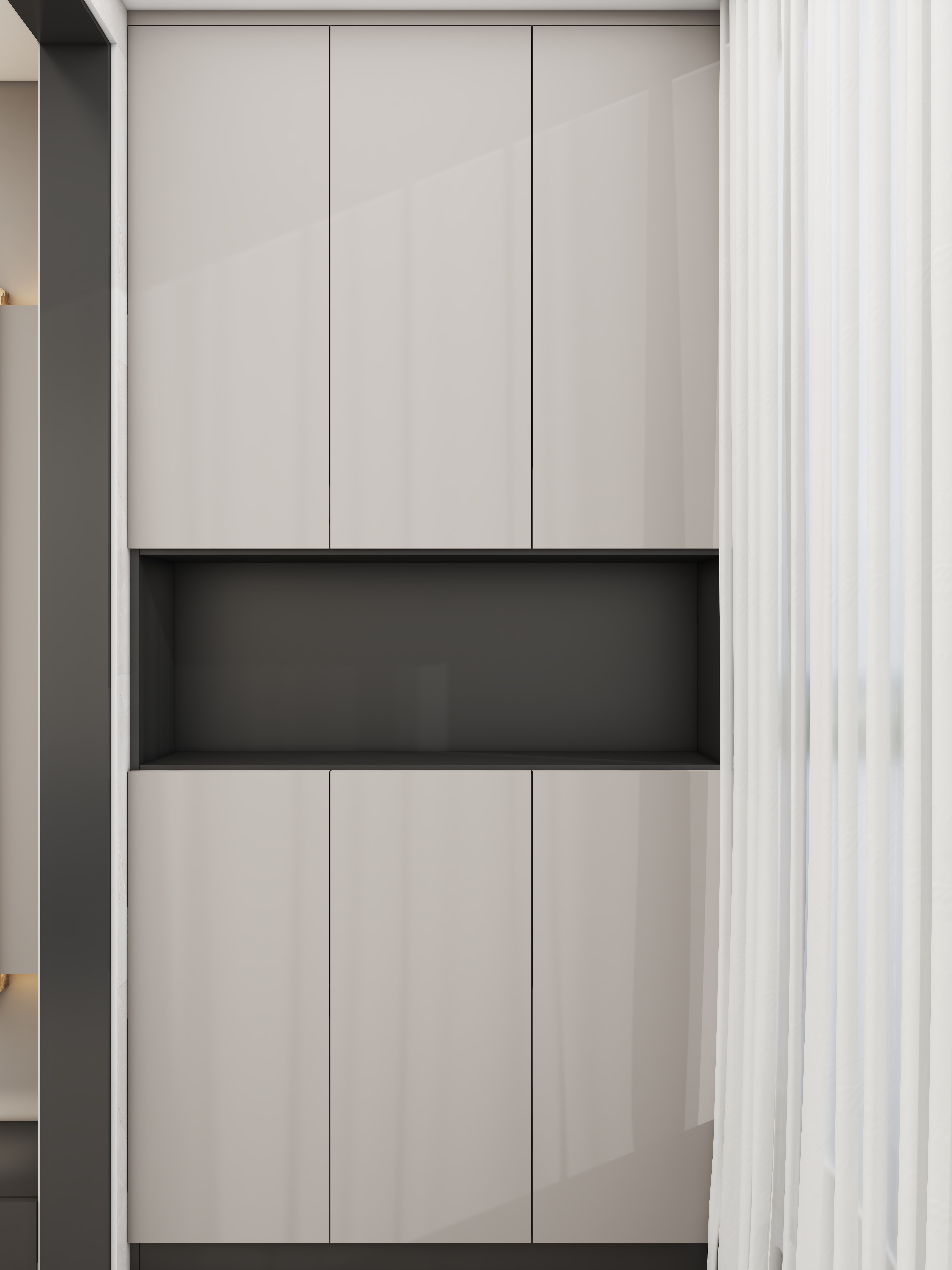 壹诺设计工作室-95㎡3室-现代简约装修效果图