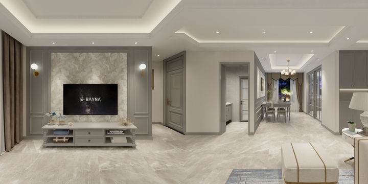 小白爱设计520-134㎡四居简美-装修设计方案