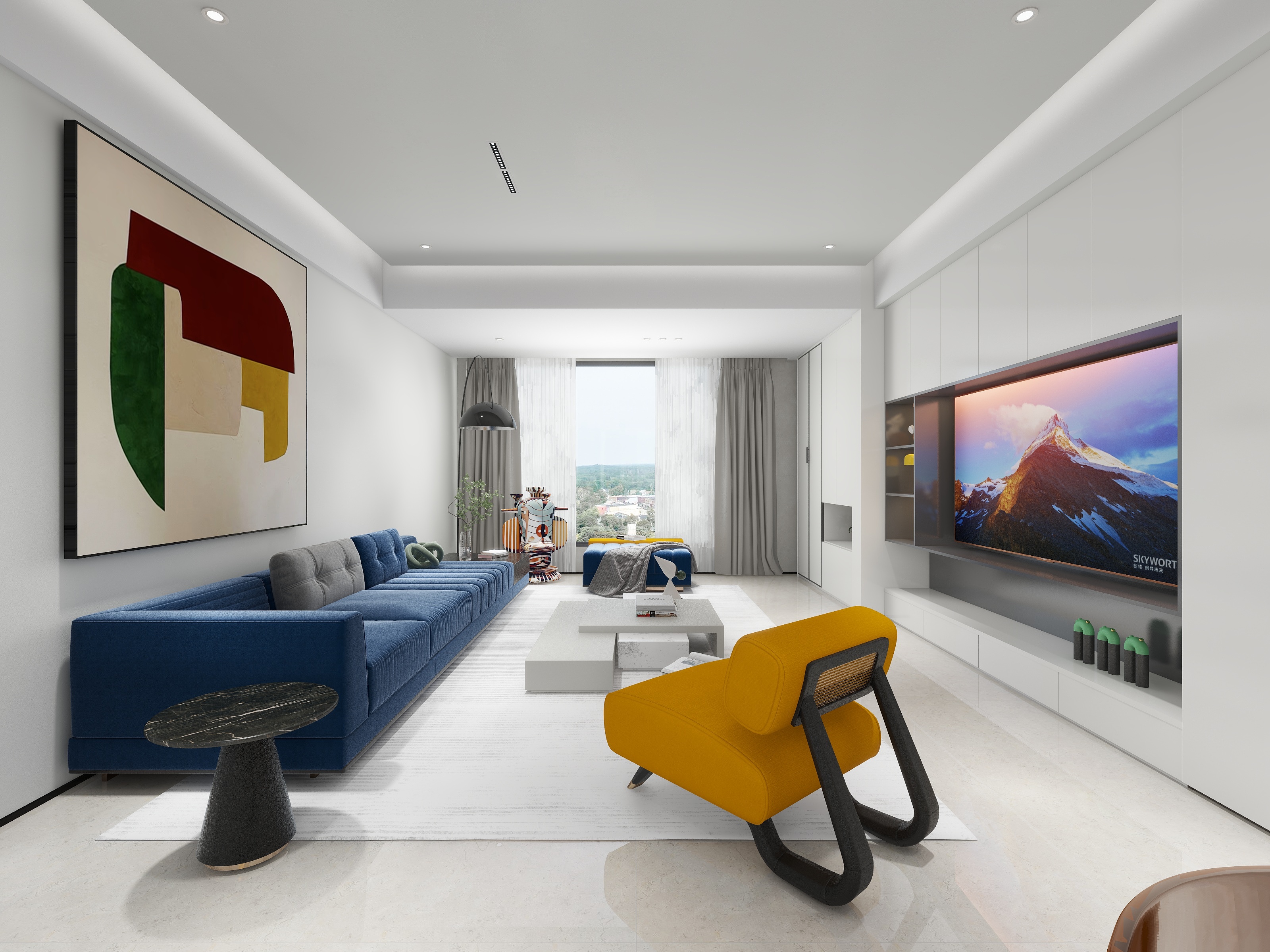 淮安大舍设计-130㎡4室装修效果图