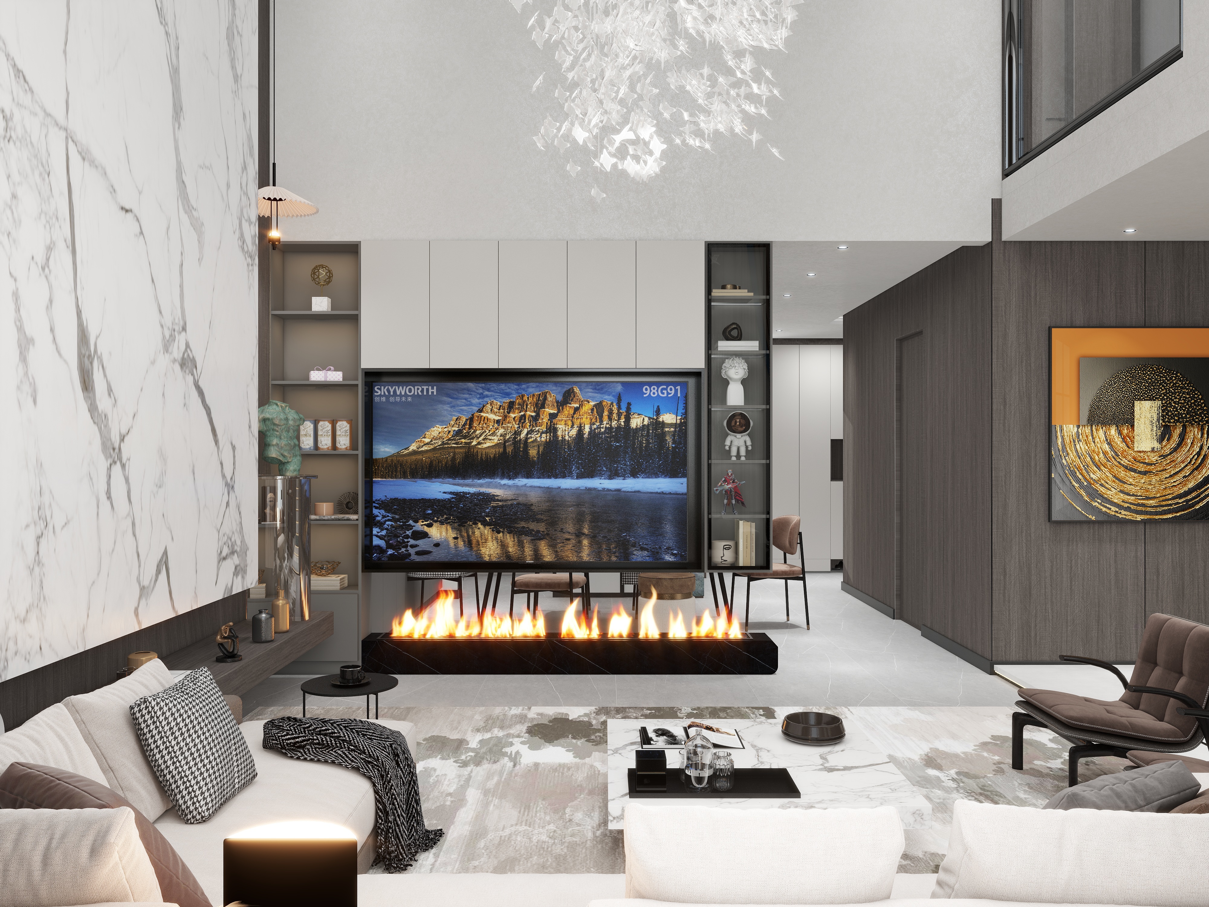 吴浓-鹿鸣湾上叠别墅-装修设计方案